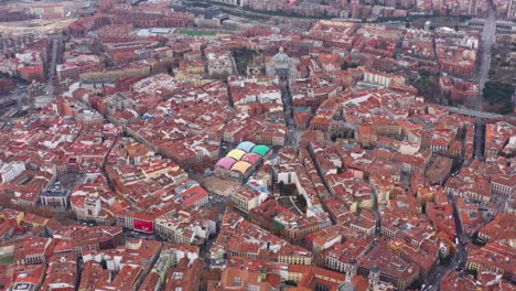Madrid-Mercado-de-la-Cebada-covered-market-Spain-aerial-view